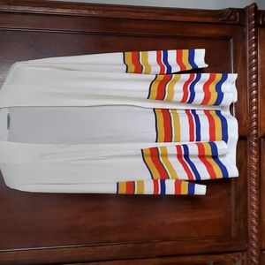 Genealogy long sleeve strip sweater